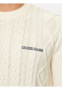 Guess Jeans Sweter M4BR34 Z3HN2 Écru Regular Fit. Materiał: wełna, syntetyk #4