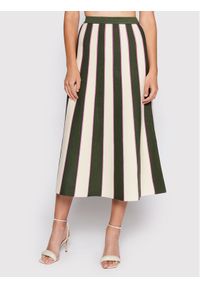 Victoria Victoria Beckham Spódnica trapezowa 1322KSK003791A Kolorowy Regular Fit. Materiał: wiskoza. Wzór: kolorowy #1