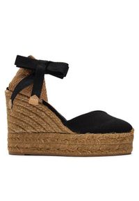 Castañer Espadryle Chiara T/8Ed/001 021458 Czarny. Kolor: czarny. Materiał: materiał