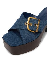 Guess Jeans Klapki CEO-JD421-3 Niebieski. Kolor: niebieski. Materiał: materiał #3