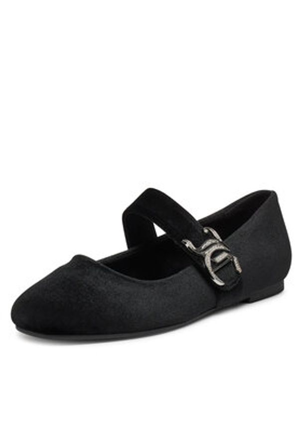 Juicy Couture Baleriny WS23499-01A Czarny. Kolor: czarny. Materiał: materiał
