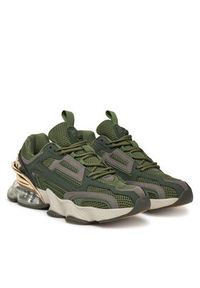 Plein Sport Sneakersy Thunderbeast // GEN.X.05 SAES USC0750 STE003N Zielony. Kolor: zielony. Materiał: materiał #4