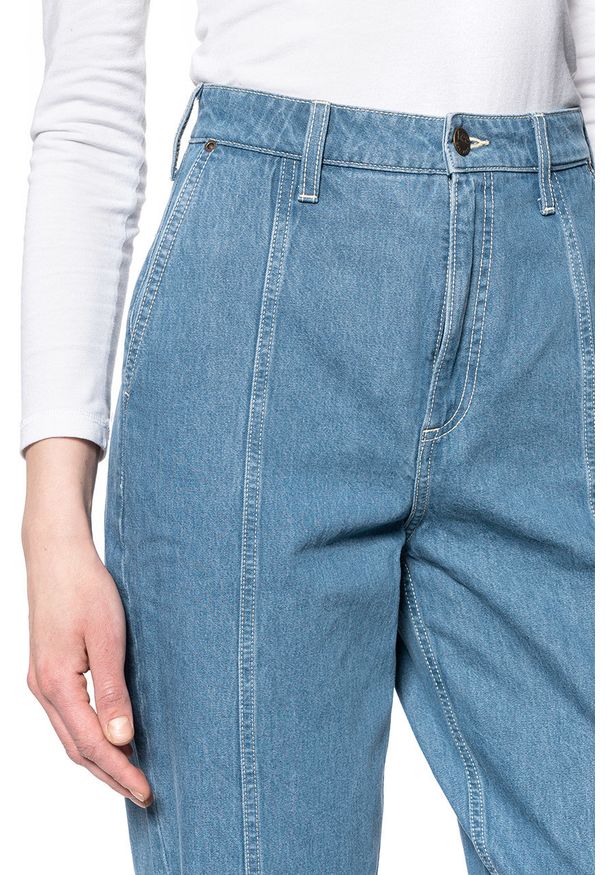 Lee - DAMSKIE SPODNIE JEANSOWE LEE Panelled Stella Tape GREY BALA L30QMMOJ 112106579