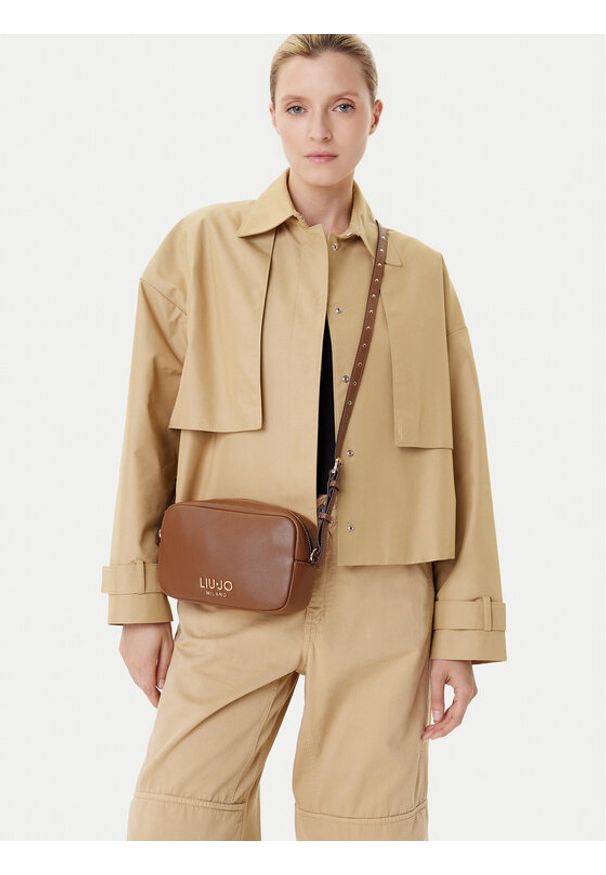 Liu Jo Torebka Ecs S Camera Case AF5137 E0058 Brązowy. Kolor: brązowy. Materiał: skórzane