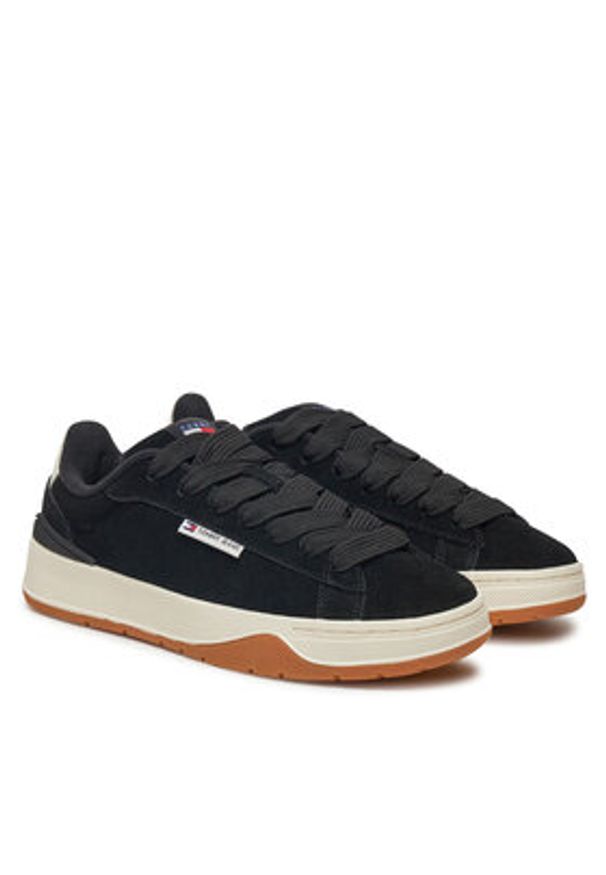 Tommy Jeans Sneakersy Skate EN0EN02677 Czarny. Kolor: czarny. Materiał: zamsz, skóra. Sport: skateboard
