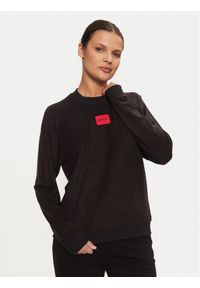 Hugo Sweter Snoozie 50523414 Czarny Regular Fit. Kolor: czarny. Materiał: syntetyk #1
