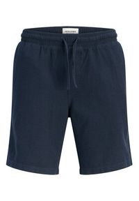 Jack & Jones Szorty materiałowe Jaiden 12295862 Granatowy Relaxed Fit. Kolor: niebieski. Materiał: bawełna #3