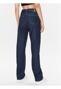 Calvin Klein Jeans Jeansy J20J221785 Granatowy Straight Fit. Kolor: niebieski