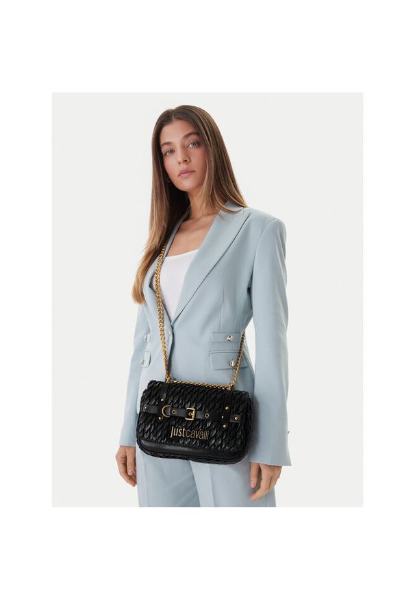 Torebka Just Cavalli. Kolor: czarny