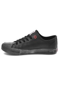 Czarne Trampki Cross Jeans Damskie Wygodne Obuwie. Zapięcie: sznurówki. Kolor: czarny. Materiał: guma, skóra ekologiczna. Styl: klasyczny, elegancki #3