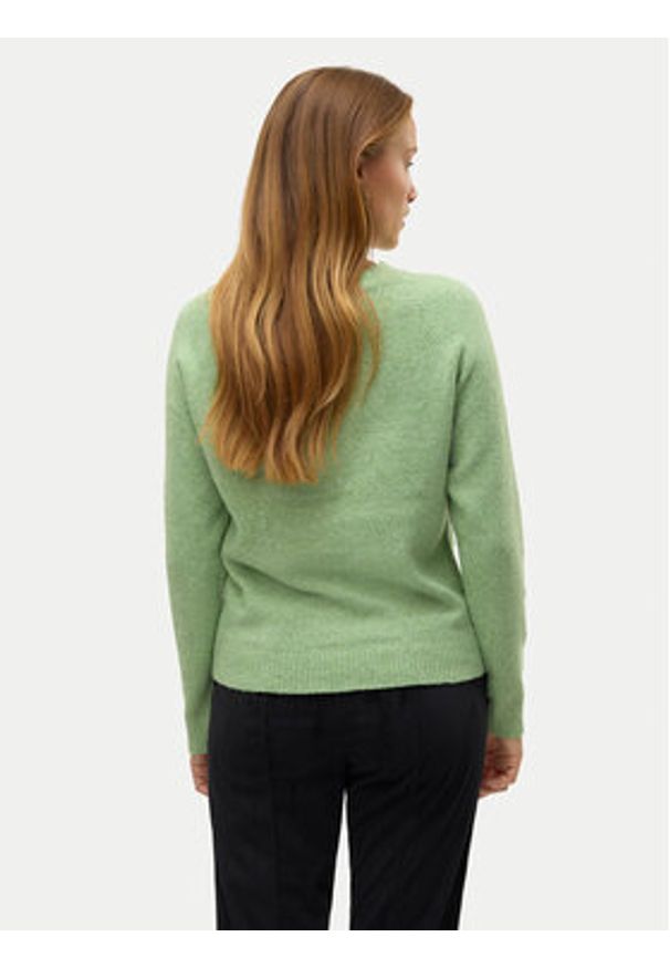 Vero Moda Sweter Doffy 10201022 Zielony Regular Fit. Kolor: zielony. Materiał: syntetyk