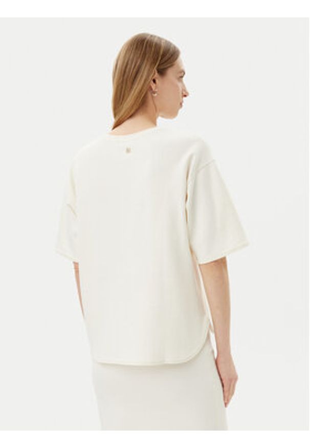 JOOP! T-Shirt 58 252JE58Taletta 30046245 Écru Relaxed Fit. Materiał: bawełna, syntetyk