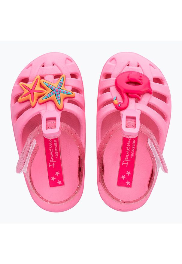 Sandały dziecięce Ipanema Summer XV Baby. Kolor: różowy. Styl: sportowy