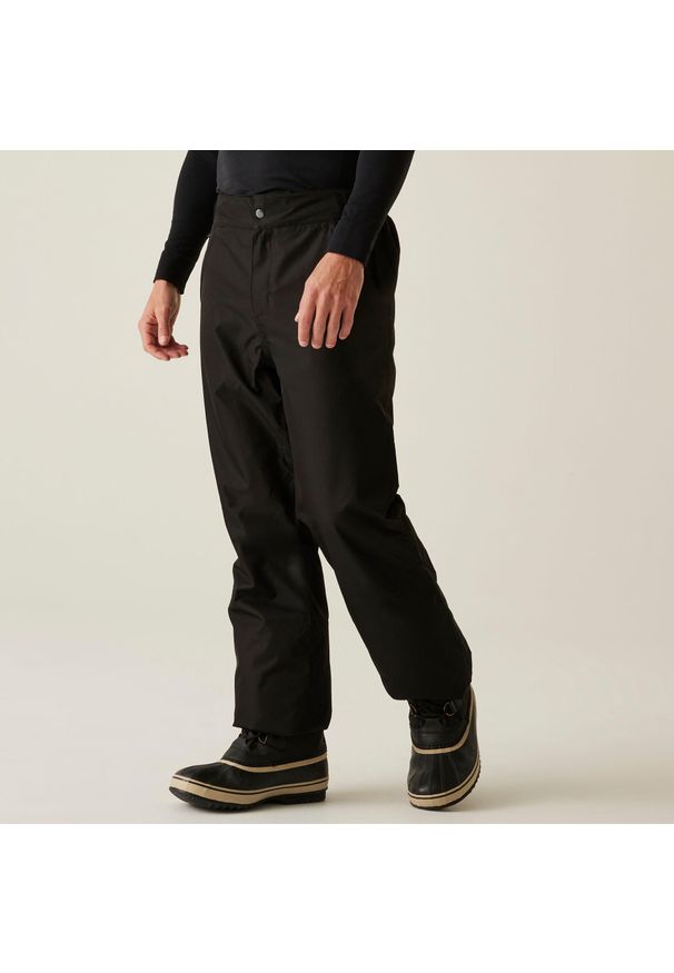 DARE 2B - Męskie wodoodporne spodnie narciarskie Ream. Kolor: czarny. Materiał: poliester, tkanina. Sezon: zima. Sport: narciarstwo