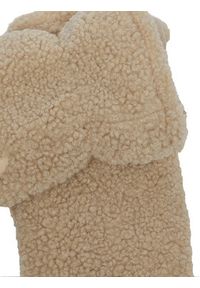 only - ONLY Rękawiczki Damskie Thea Teddy 15323520 Écru. Materiał: poliester, materiał