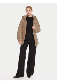 Calvin Klein Kurtka zimowa LV044D542G Beżowy Regular Fit. Kolor: beżowy. Materiał: syntetyk. Sezon: zima #6