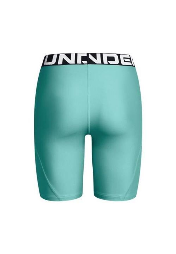 Spodenki treningowe damskie Under Armour 1383627482. Kolor: niebieski. Materiał: syntetyk, materiał. Długość: krótkie. Sport: taniec, joga i pilates