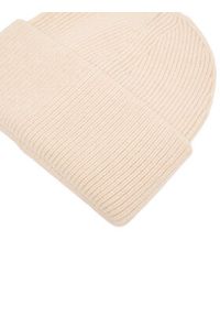 Nine West Czapka CEO-NW-W3-009-AW25 Écru. Materiał: poliester, materiał