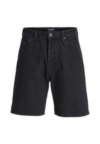 Krótki Jack & Jones Tony denim czarny. Kolor: czarny. Materiał: denim. Długość: krótkie. Sport: skateboard #1
