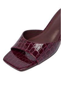 DeeZee Klapki CEO-TS6253-01 Bordowy. Kolor: czerwony. Materiał: materiał #2