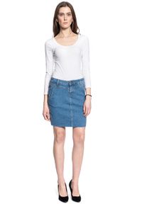 Mustang - SPÓDNICA JEANSOWA MUSTANG LAURA SKIRT 1010932 5000 586. Materiał: jeans #3