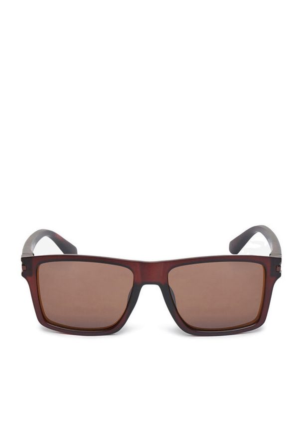 Quiksilver Okulary przeciwsłoneczne QS-MA-007-SS25 Brązowy. Kolor: brązowy