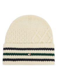 TOMMY HILFIGER - Tommy Hilfiger Czapka Flag Cable AM0AM12810 Kolorowy. Materiał: wełna. Wzór: kolorowy #1