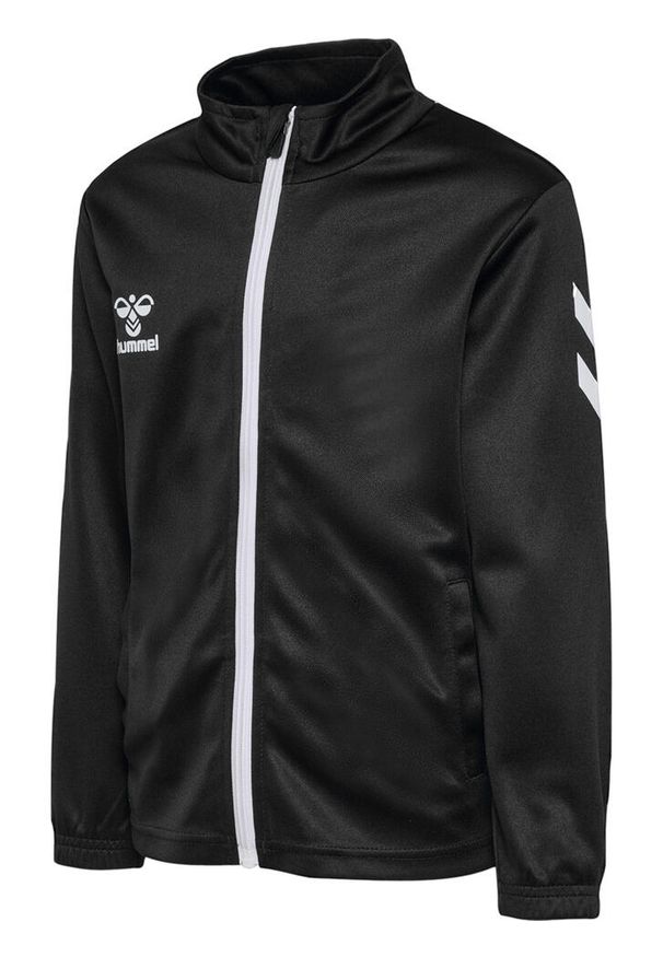 Dziecięcy dres Hummel Logo. Kolor: czarny. Materiał: dresówka. Styl: sportowy, elegancki