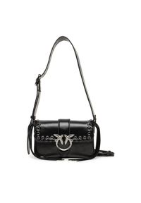 Pinko - PINKO Torebka Love One Mini Slouchy Fl PE 25 PLTT 104340 A28D Czarny. Kolor: czarny