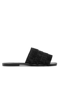 Manebi Klapki Leather Sandals S 2.5 Y0 Czarny. Kolor: czarny. Materiał: materiał