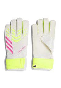 Rękawiczki Adidas Sport Pred Gl Trn J Dzieci. Kolor: różowy, biały, wielokolorowy. Sport: piłka nożna