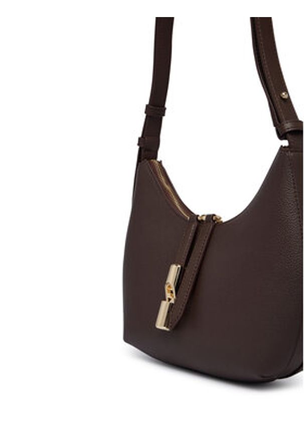 Furla Torebka Goccia S WB01500 BX3353 CN 2460S Brązowy ciemny. Kolor: brązowy. Materiał: skórzane