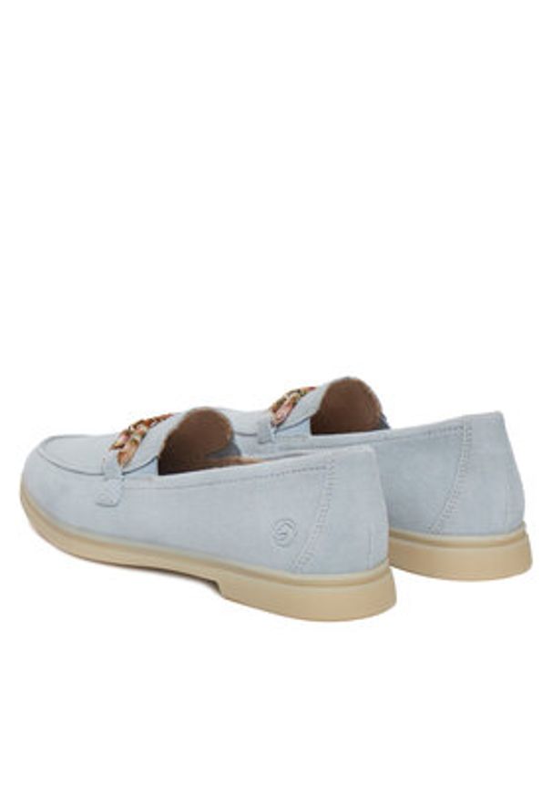 Remonte Półbuty D2F00-12 Niebieski. Kolor: niebieski. Materiał: zamsz, skóra