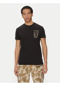 G-Star RAW - G-Star Raw T-Shirt Text Chest D25968-C506 6057 Zielony Regular Fit. Kolor: zielony. Materiał: bawełna #1