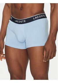 Lacoste Komplet 3 par bokserek 5H1300 Niebieski. Kolor: niebieski. Materiał: bawełna