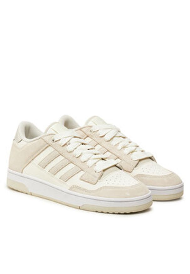 Adidas - adidas Sneakersy Rapid Court Low JP5246 Szary. Kolor: szary. Materiał: skóra