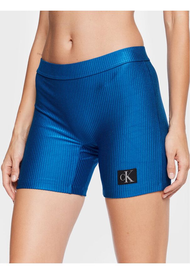 Calvin Klein Underwear Dół od bikini KW0KW01955 Niebieski. Kolor: niebieski. Materiał: syntetyk