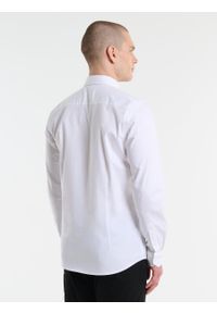 Big-Star - Koszula męska slim biała Nissip 101. Typ kołnierza: button down. Kolor: biały. Materiał: tkanina, denim, bawełna. Długość rękawa: długi rękaw. Długość: długie. Styl: klasyczny, elegancki #5