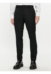 Hugo Spodnie garniturowe Getlin242F2X 50514141 Czarny Slim Fit. Kolor: czarny. Materiał: bawełna #1