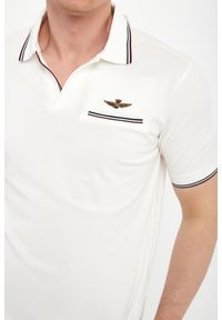 Aeronautica Militare - Polo męskie z haftem AERONAUTICA MILITARE. Typ kołnierza: polo. Wzór: haft #2