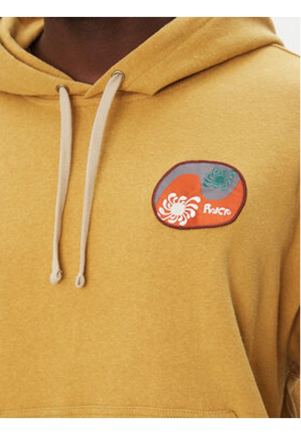 RVCA Bluza 23A411503 Żółty Regular Fit. Kolor: żółty. Materiał: bawełna