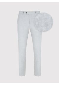 Pako Lorente - PAKO LORENTE – Spodnie garniturowe w kolorze jasnoszarym. Kolor: szary. Materiał: poliester, elastan, wiskoza. Styl: elegancki #7