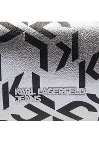Karl Lagerfeld Jeans Torebka 240J3004 Srebrny. Kolor: srebrny. Materiał: skórzane #4