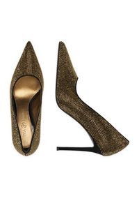Eva Minge Szpilki EO-LUISA-LT9058-8 Złoty. Kolor: złoty. Materiał: syntetyk, skóra. Obcas: na szpilce #6