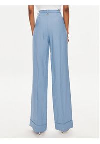 TwinSet - TWINSET Spodnie materiałowe 241TF2041 Niebieski Regular Fit. Kolor: niebieski. Materiał: wiskoza