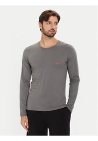 Hugo - HUGO Komplet 3 longsleeve 50492631 Kolorowy Regular Fit. Materiał: bawełna. Długość rękawa: długi rękaw. Wzór: kolorowy #7
