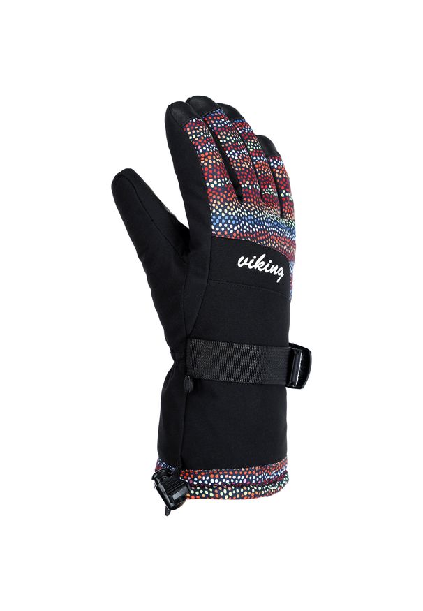 Rękawice damskie narciarskie Viking Tanuka. Kolor: czerwony. Sezon: zima. Sport: narciarstwo