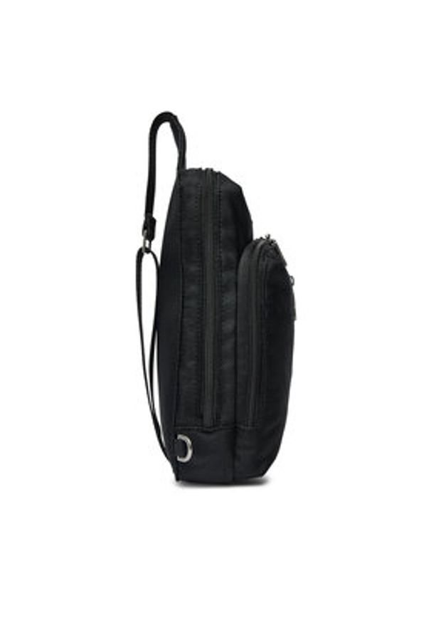 Guess Saszetka Lugano HMLUHN P5117 Czarny. Kolor: czarny. Materiał: materiał