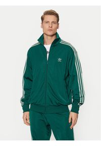 Adidas - adidas Bluza adicolor Classics Firebird JP2543 Zielony Loose Fit. Kolor: zielony. Materiał: syntetyk #1