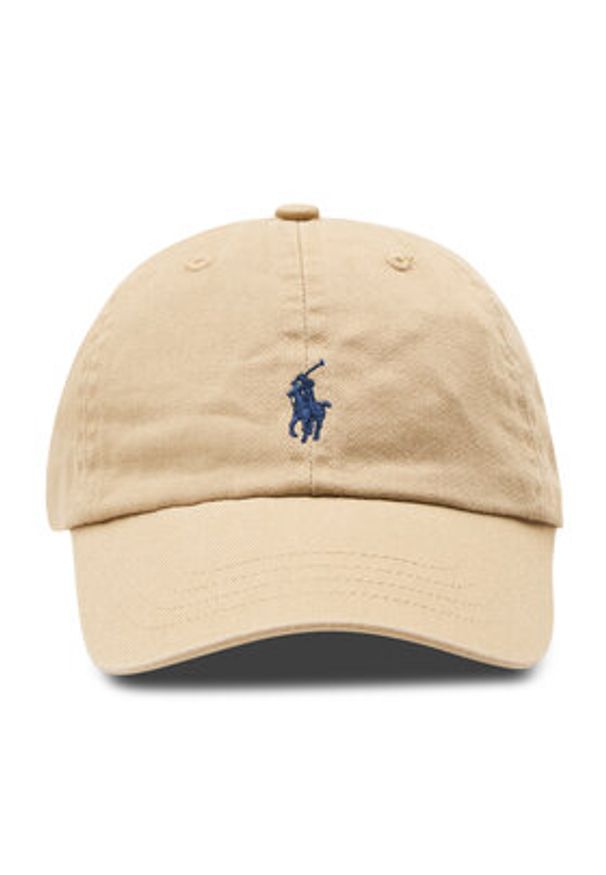 Polo Ralph Lauren Czapka z daszkiem Core Replen 320552489002 Beżowy. Kolor: beżowy. Materiał: materiał